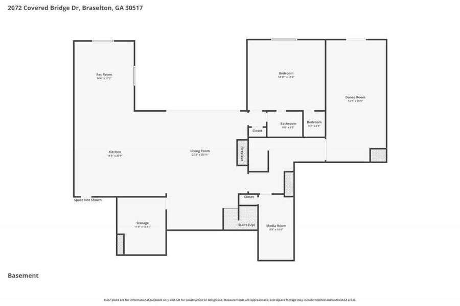 2D floor plan layout of this home in , Braselton, GA (Image 7).