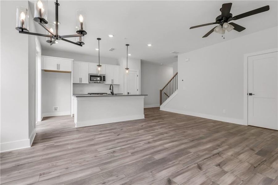 Spacious, unfurnished interior of a new home in Echo Park, Suwanee (Image 18). Spacious, unfurnished interior of a new home in Echo Park, Suwanee (Image 18).