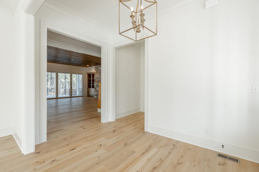 Representative unfurnished interior of a home built from the Summerbrook by Riverstone Construction, LLC in River Gorge Ranch, River Gorge Ranch (Image 36).
