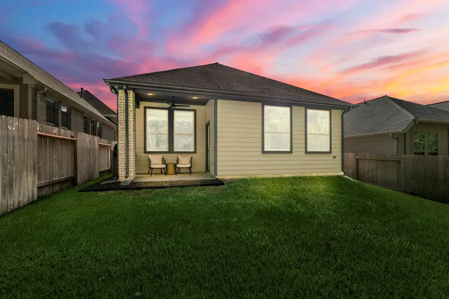 Welcome to your dream home! This beautifully upgraded single-story residence features an office, three spacious bedrooms, and an open-concept design—all with the privacy of no rear neighbors. Welcome to your dream home! This beautifully upgraded single-story residence features an office, three spacious bedrooms, and an open-concept design—all with the privacy of no rear neighbors.