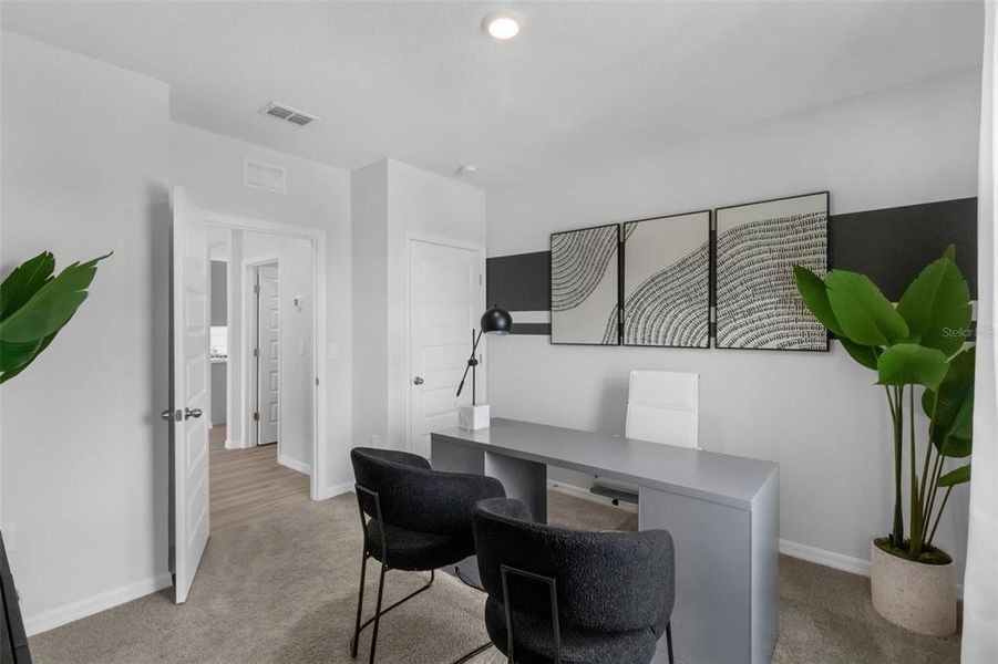 Furnished interior view inside a new home in Wind Meadows South, Bartow (Image 24).