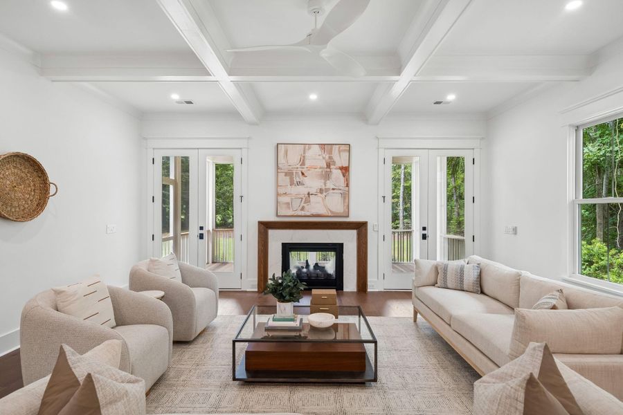 Furnished interior view inside a new home in , Mount Pleasant (Image 59).