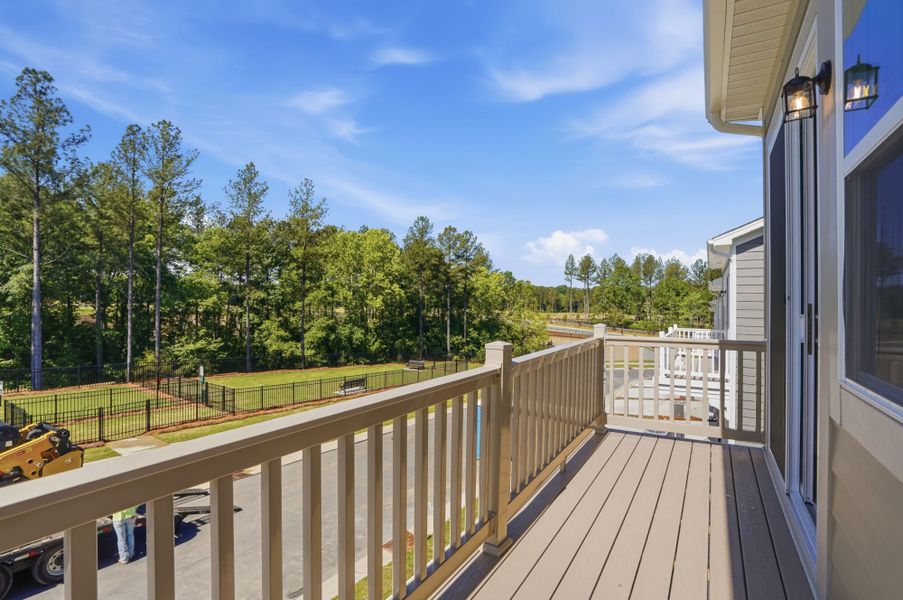 Exterior details and patio area of a home in Bratton Pointe, Rock Hill (Image 4).