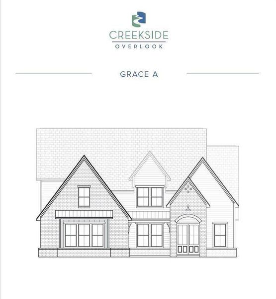 Exterior rendering of this home design in , Gainesville, GA (Image 3).