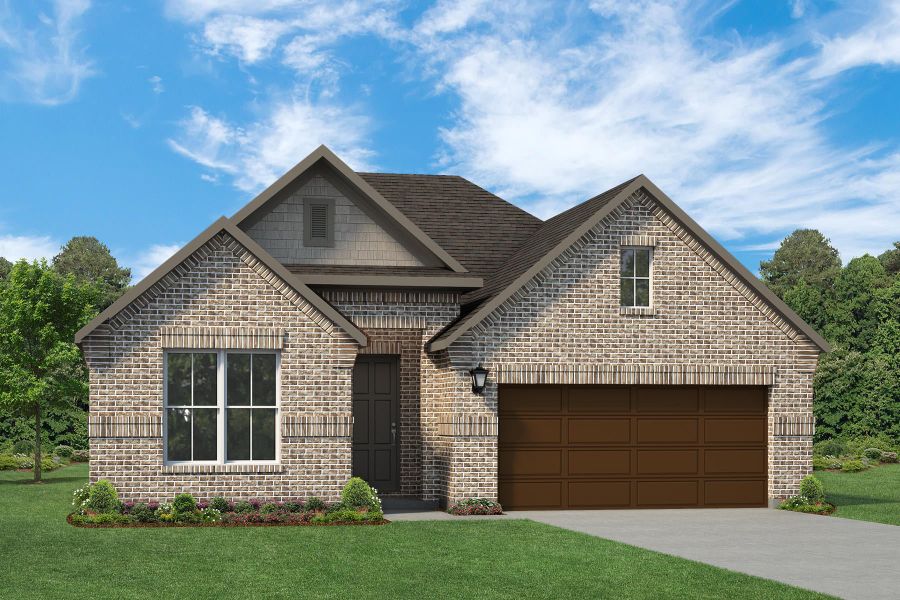 Representative exterior photo of a completed home built from the Patriot by Rockwell Homes in Creekside, Royse City, TX (Image 40). Representative exterior photo of a completed home built from the Patriot by Rockwell Homes in Creekside, Royse City, TX (Image 40).