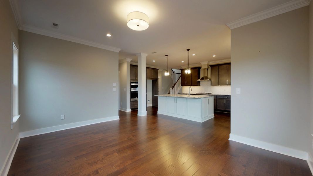 Representative unfurnished interior of a home built from the Carson by Bill Clark Homes in Cheshire Landing, Grimesland (Image 37). Representative unfurnished interior of a home built from the Carson by Bill Clark Homes in Cheshire Landing, Grimesland (Image 37).