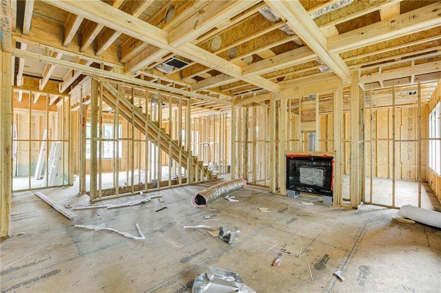 In-progress construction of a new home in , Jefferson, GA (Image 9).
