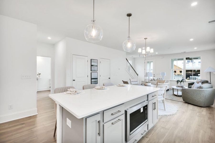 Furnished interior view inside a new home in , Summerville (Image 11).