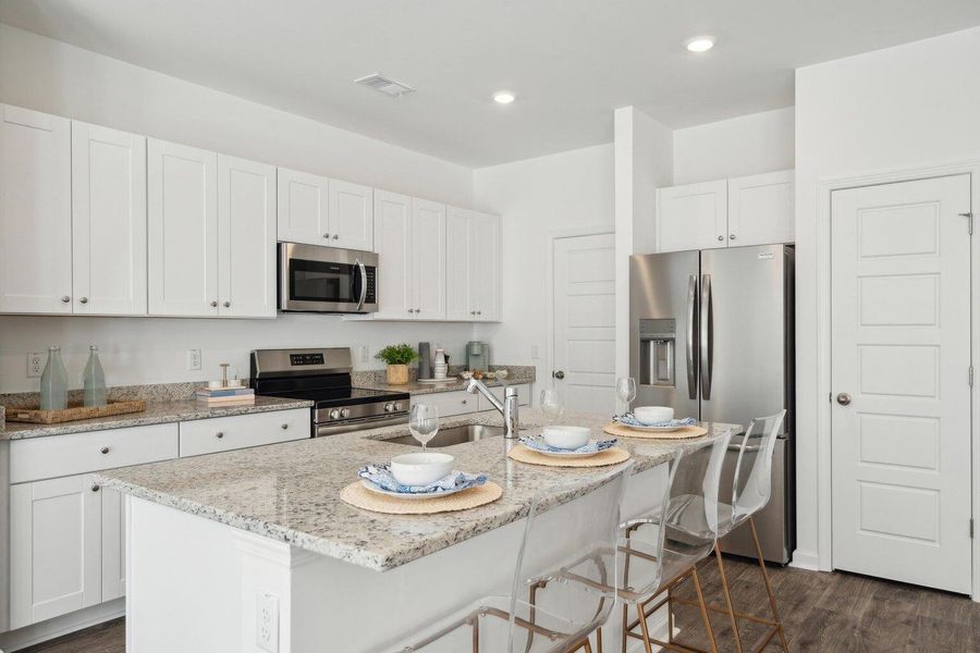 Furnished interior view inside a new home in , Summerville (Image 8).