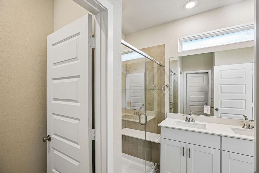 Furnished interior view inside a new home in Kemah Crossing - City Series, Kemah (Image 13).