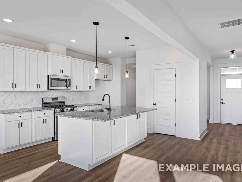 Representative furnished interior of a home built from the The Willow C by Davidson Homes LLC in Woods Crossing, Gallatin (Image 14).