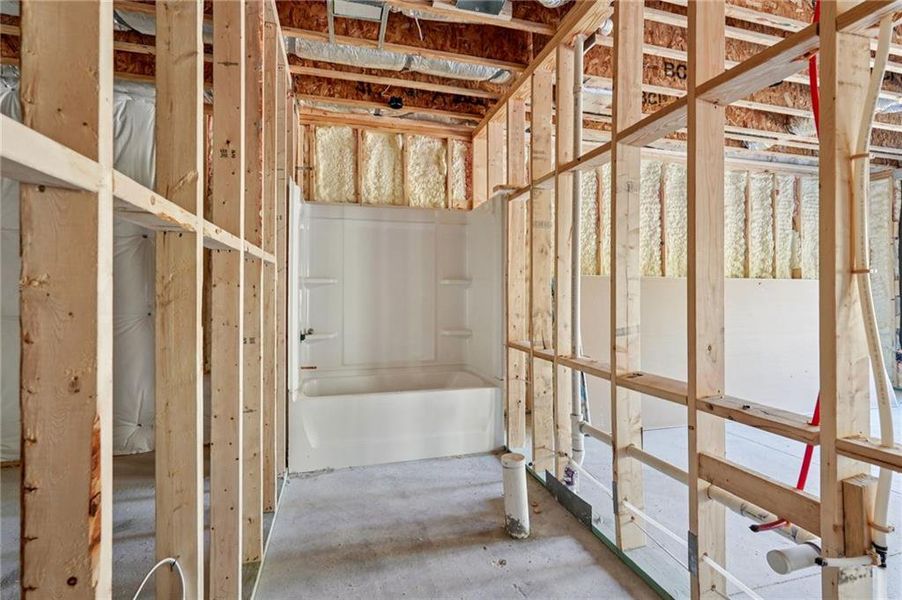 In-progress construction of a new home in Ivey Township, Dallas, GA (Image 57).