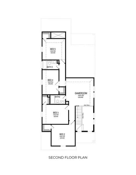 2D floor plan layout for the Harrison FS by First Texas Homes in Westside Preserve, Midlothian, TX (Image 5). 2D floor plan layout for the Harrison FS by First Texas Homes in Westside Preserve, Midlothian, TX (Image 5).