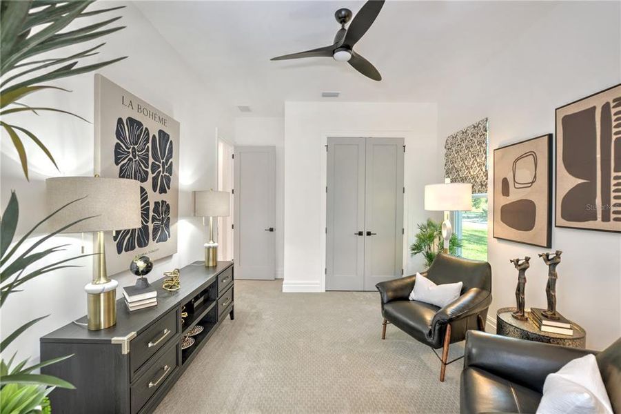 Furnished interior view inside a new home in The Estates at Brown's Landing, Port Orange (Image 14).