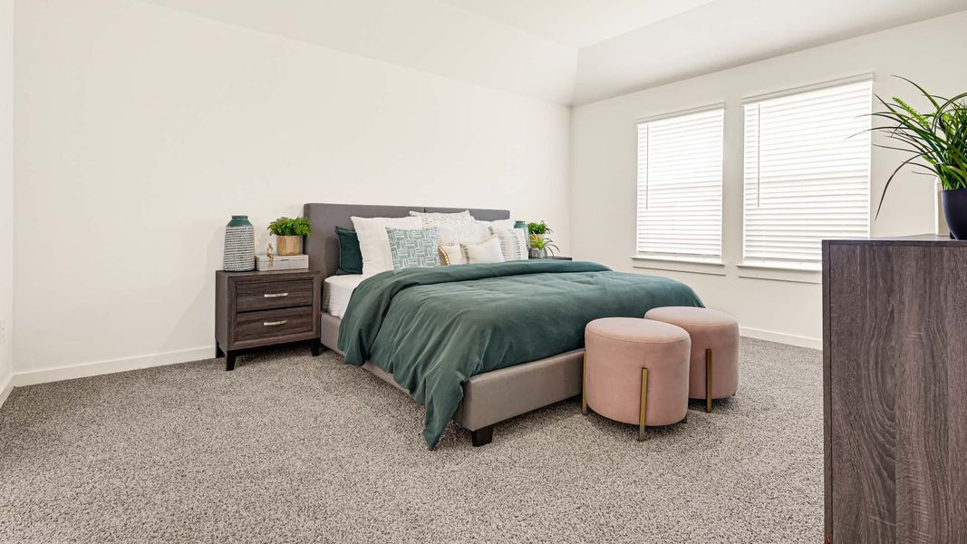 Furnished interior view inside a new home in Evergreen, Rosenberg (Image 19). Furnished interior view inside a new home in Evergreen, Rosenberg (Image 19).