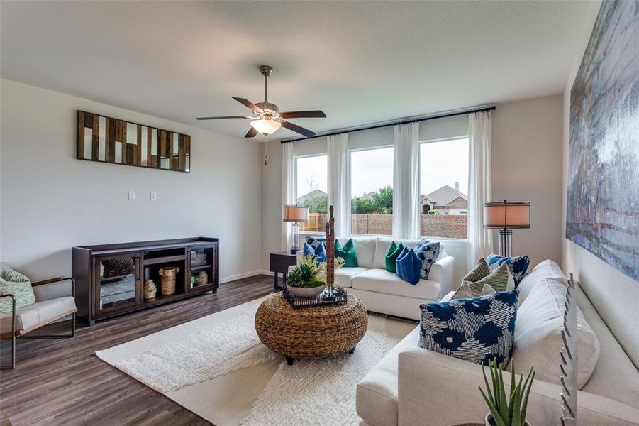 Furnished interior view inside a new home in Azle Grove, Azle (Image 13). Furnished interior view inside a new home in Azle Grove, Azle (Image 13).