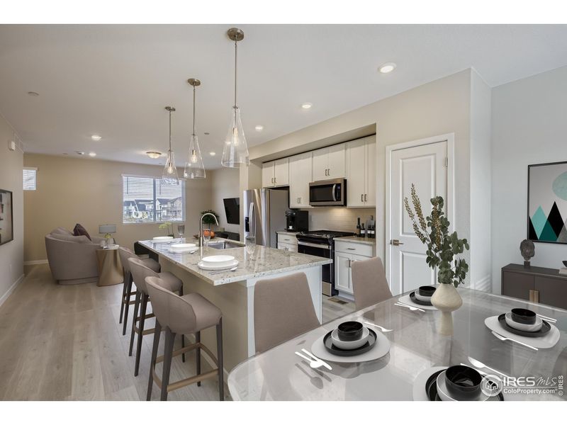 Furnished interior view inside a new home in Waterfield, Fort Collins (Image 9).