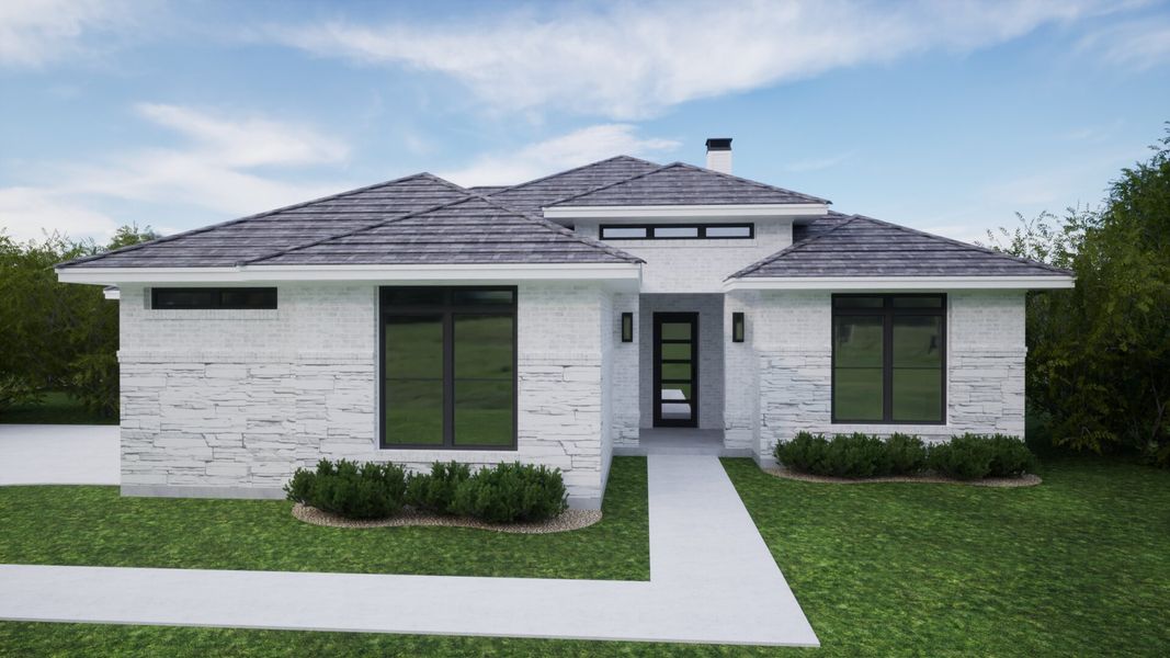 Representative exterior photo of a completed home built from the The Longview by Kenmark Homes in Escondido Ranches, Weatherford, TX (Image 2). Representative exterior photo of a completed home built from the The Longview by Kenmark Homes in Escondido Ranches, Weatherford, TX (Image 2).