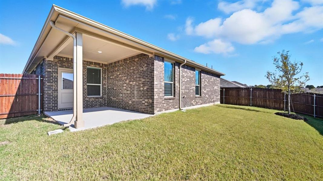 Patio - All Home and community information, including pricing, included features, terms, availability and amenities, are subject to change at any time without notice or obligation. All Drawings, pictures, photographs, video, square footages, floor plans, elevations, features, colors and sizes are approximate for illustration purposes only and will vary from the homes as built.