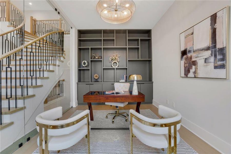 Furnished interior view inside a new home in , Milton (Image 8).