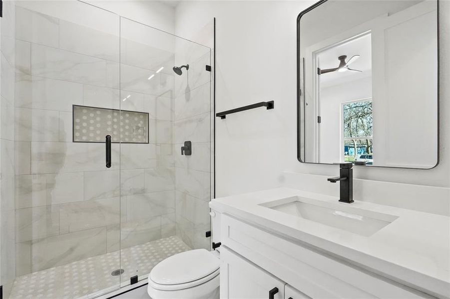 Furnished interior view inside a new home in , Dallas (Image 7).