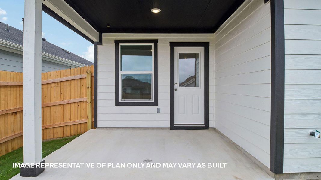 Exterior details and patio area of a home in Valverde, Bastrop (Image 3). Exterior details and patio area of a home in Valverde, Bastrop (Image 3).