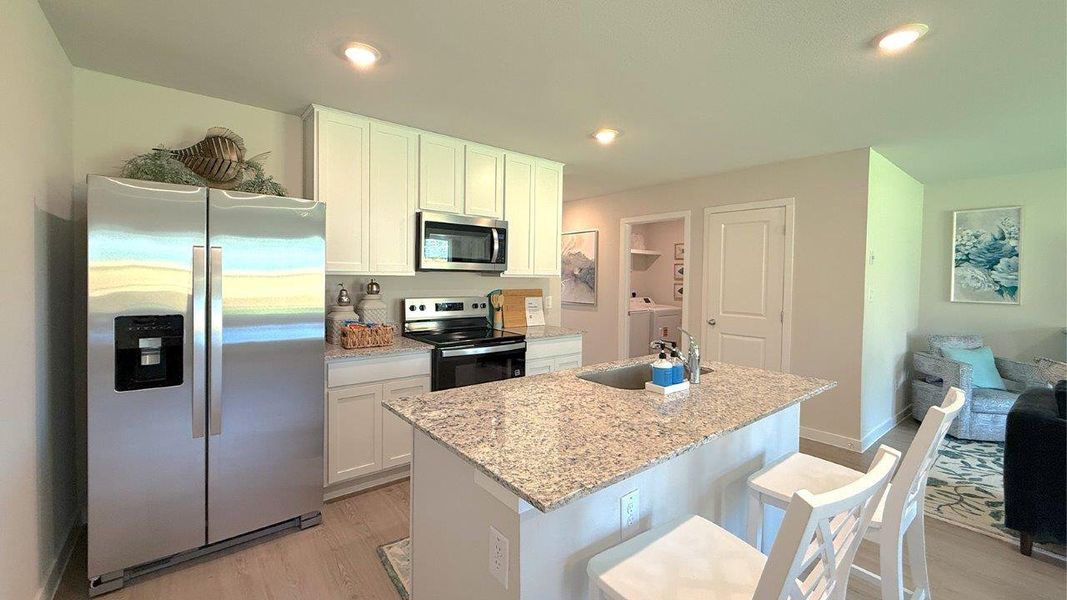 Furnished interior view inside a new home in Kokomo, Rockport (Image 4).