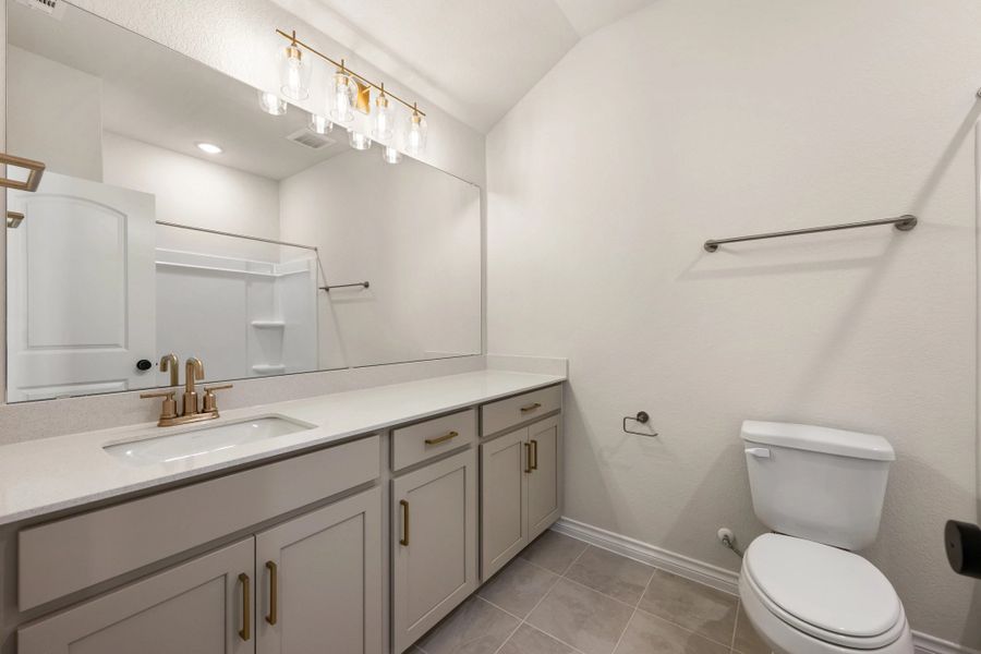 Furnished interior view inside a new home in The Homestead at Lariat, Liberty Hill (Image 19).