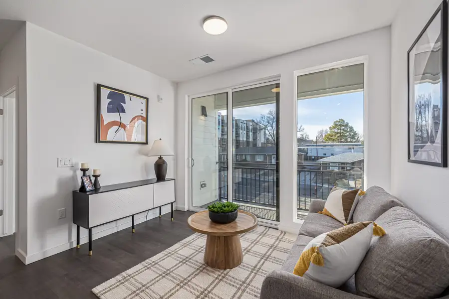 Furnished interior view inside a new home in The Scene at Sloan's Lake, Denver (Image 7).