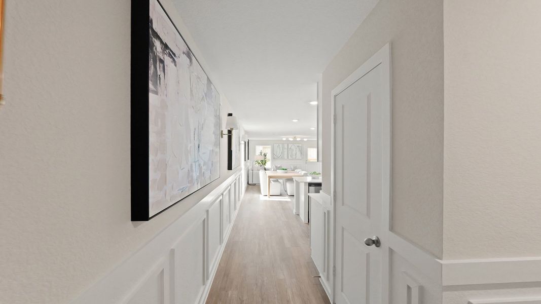 Furnished interior view inside a new home in Silverthorne, Conroe (Image 6).