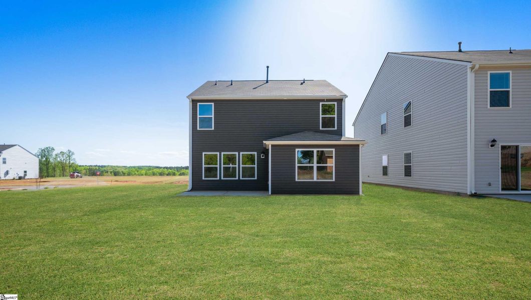 Exterior details and patio area of a home in Durbin Meadows, Fountain Inn (Image 2).