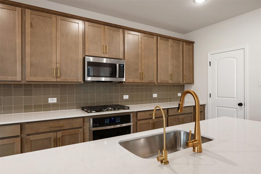 Furnished interior view inside a new home in Patterson Ranch, Georgetown (Image 9).