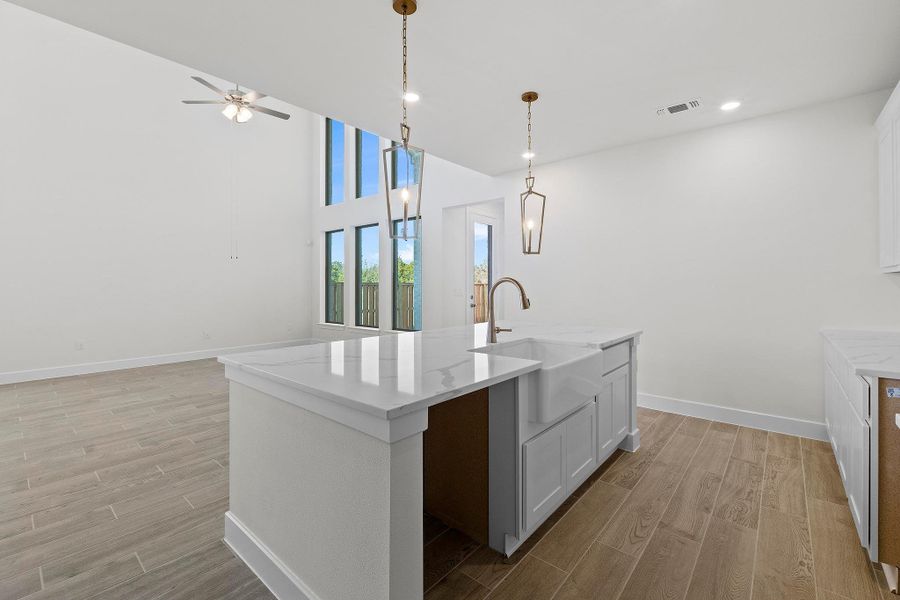 Furnished interior view inside a new home in Parmer Ranch, Georgetown (Image 10).