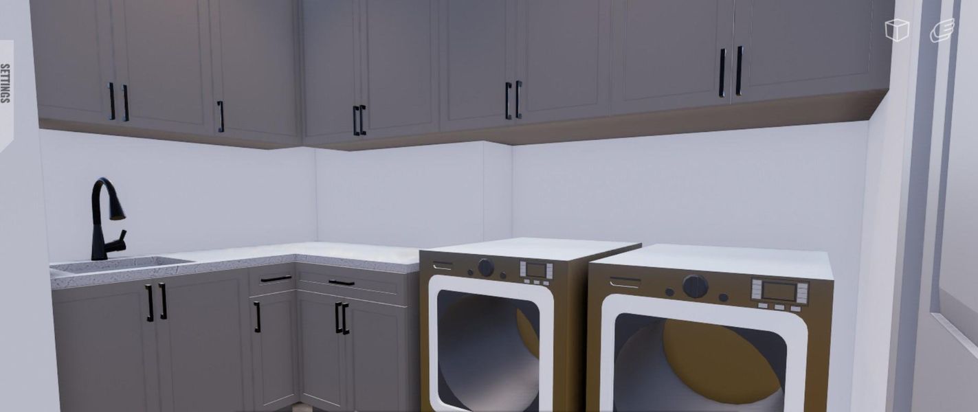 Furnished interior view inside a new home in , Houston (Image 17). Furnished interior view inside a new home in , Houston (Image 17).