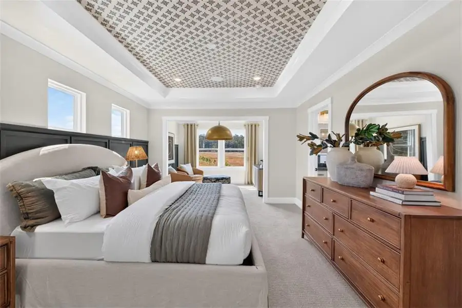 Furnished interior view inside a new home in Amherst, McDonough (Image 26).
