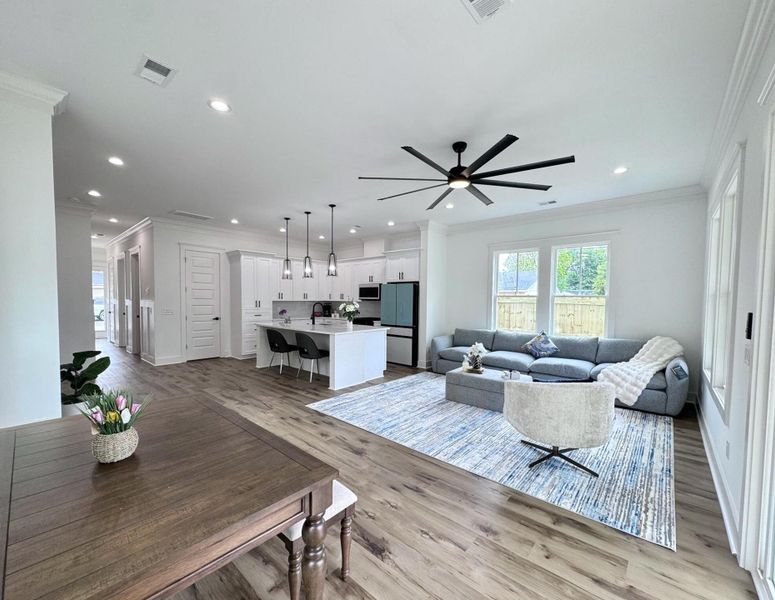 Furnished interior view inside a new home in , North Charleston (Image 6).