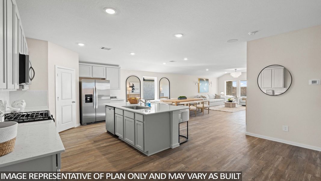 Furnished interior view inside a new home in Sunterra Lakes, Brookshire (Image 11).