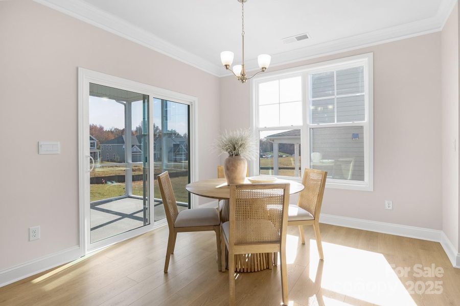 Furnished interior view inside a new home in Sylvan Creek, Denver (Image 10).