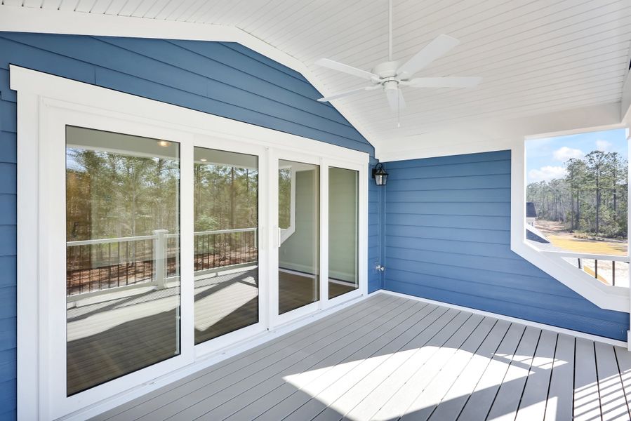 Representative exterior details of a home built from the Bar Harbour I by Kent Homes in St. James, Southport (Image 59).