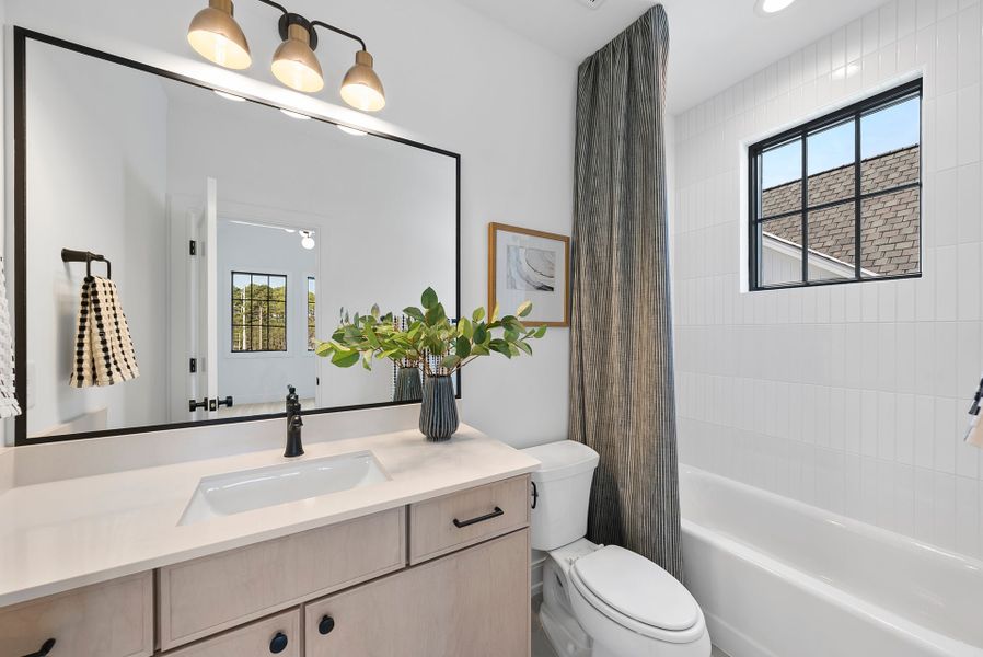 Representative furnished interior of a home built from the Grace by Homes by Dickerson in The Founding at Blue Ridge, Raleigh (Image 27).