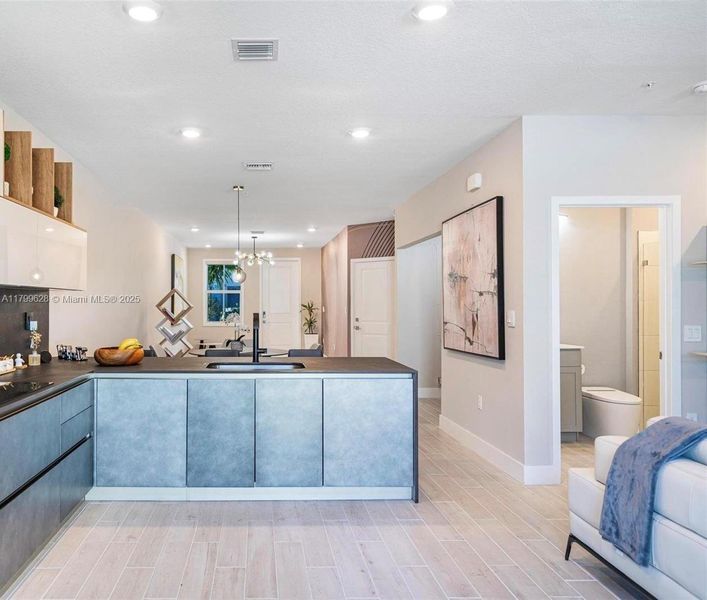 Furnished interior view inside a new home in , Pembroke Pines (Image 15).