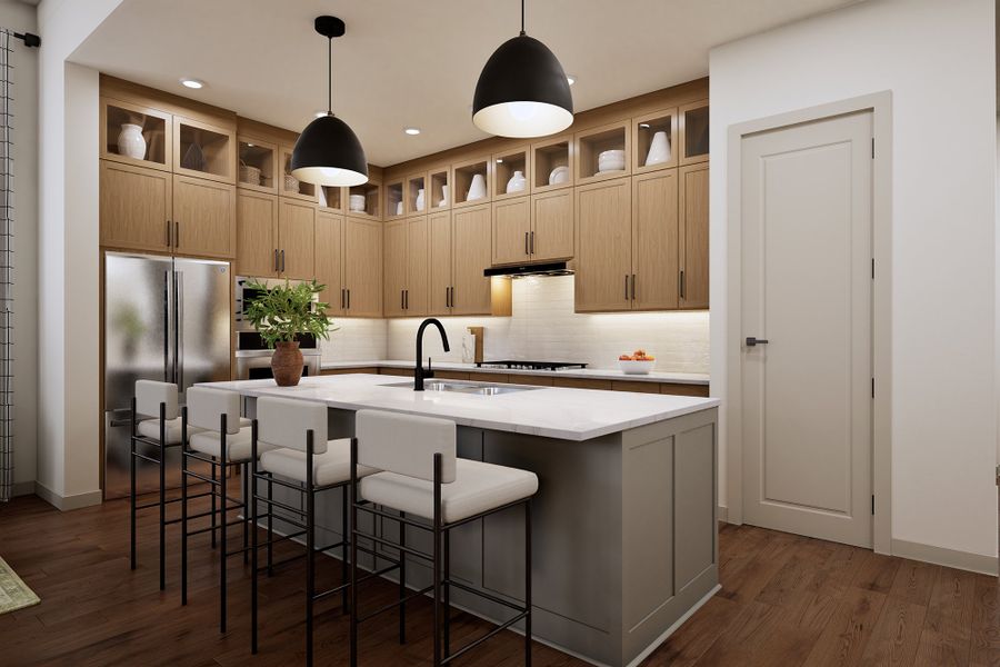 The Violet - Optional Cooktop Kitchen The Violet - Optional Cooktop Kitchen