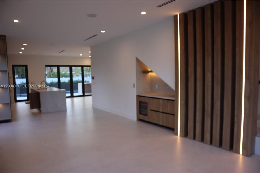 Furnished interior view inside a new home in , Miami (Image 13).