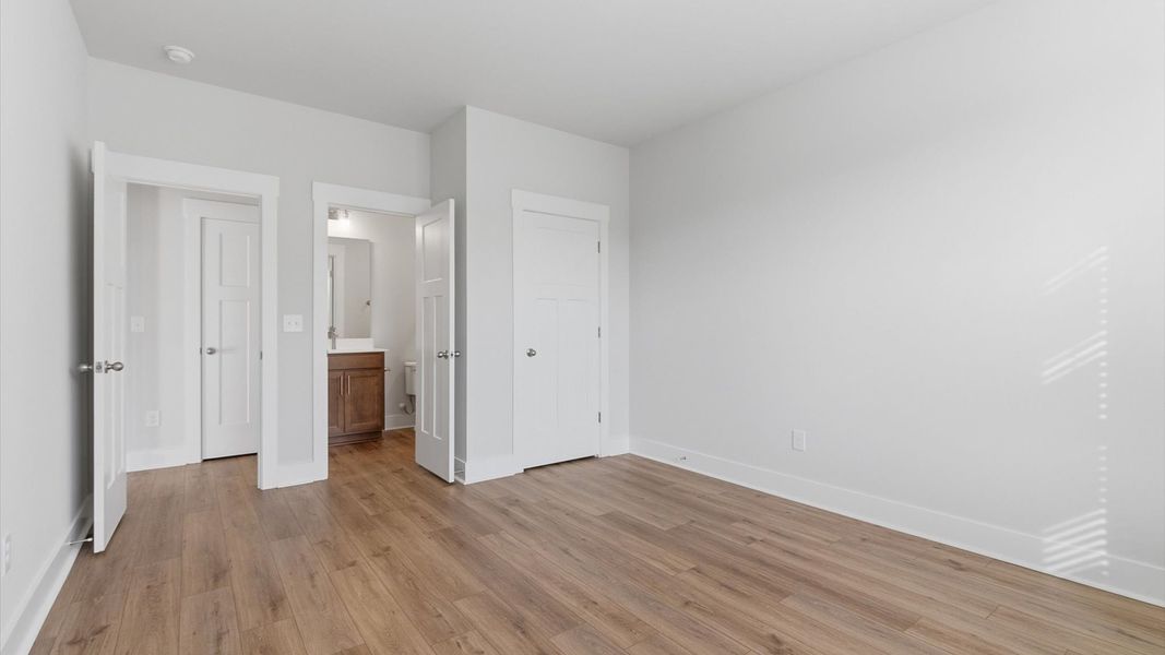 Furnished interior view inside a new home in Kayfield at Midway, Anderson (Image 18).