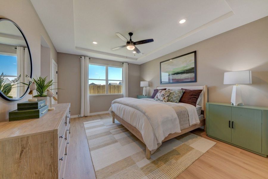 Representative furnished interior of a home built from the Big Bend by Hakes Brothers in Highland Ridge, New Braunfels (Image 13).
