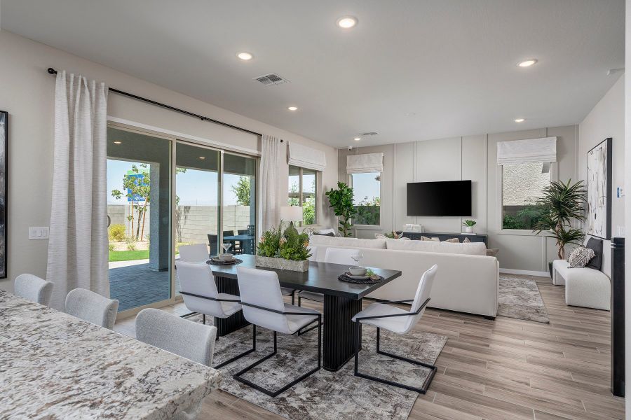 Representative furnished interior of a home built from the Grand 5G by Risewell Homes in Wildera, San Tan Valley (Image 5).