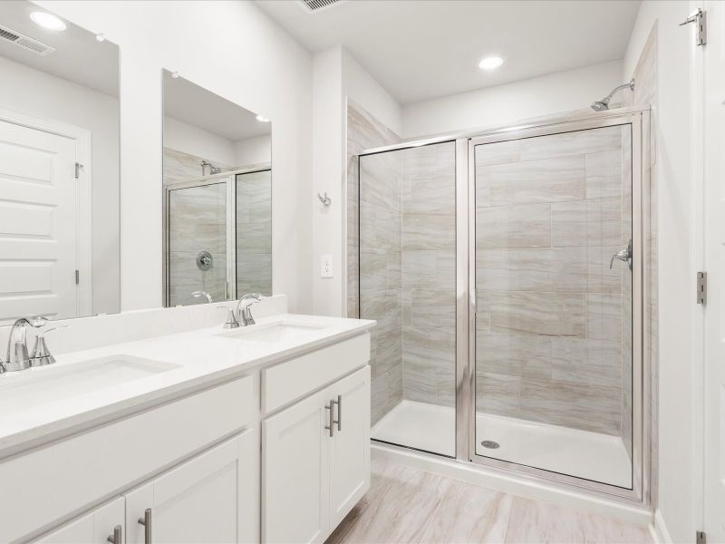 Furnished interior view inside a new home in Valentine Townes, Greer (Image 5).