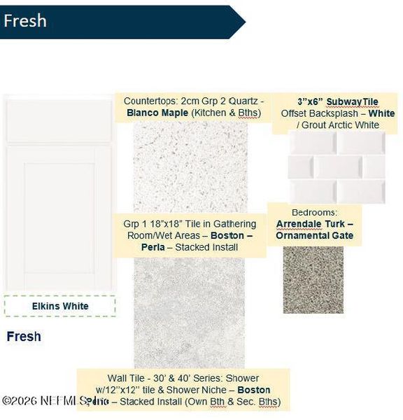 Sample of building materials used in homes in Hyland Trail, Green Cove Springs (Image 20).