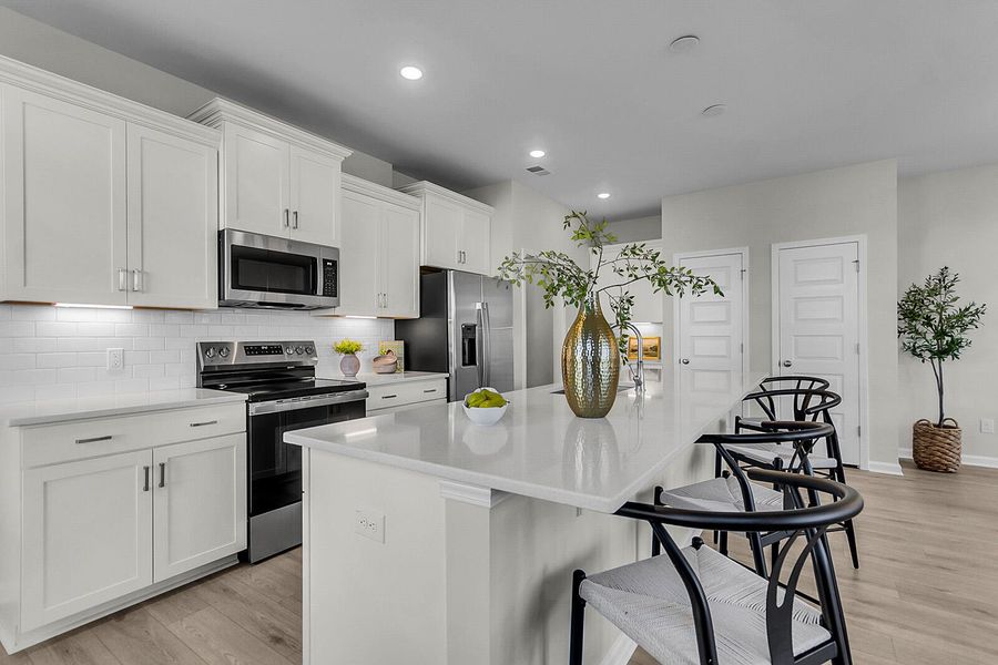 Furnished interior view inside a new home in Pineland Preserve, Summerville (Image 21).