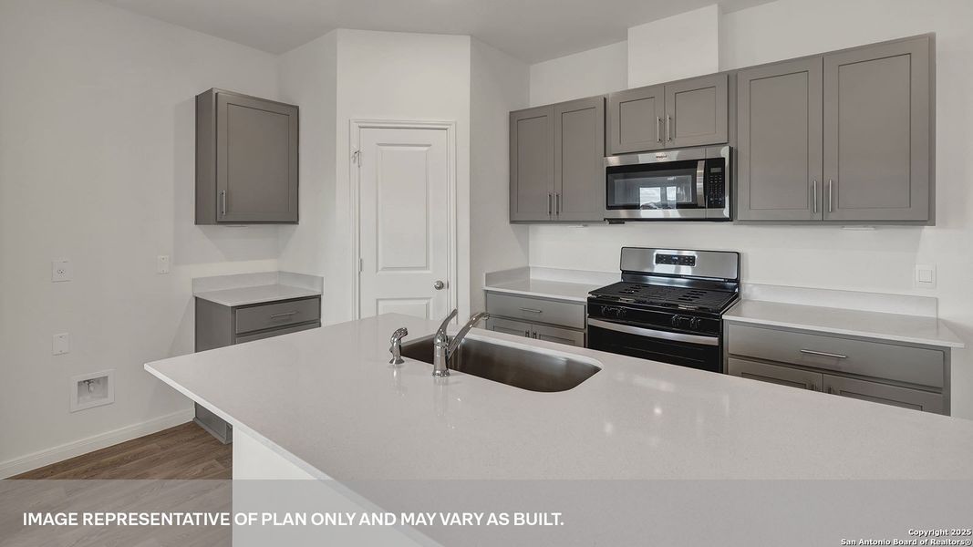 Furnished interior view inside a new home in Trace, San Marcos (Image 6).